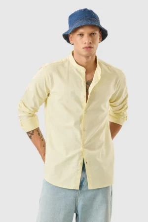 Slim Fit Core Lab Oxford Light Yellow Shirt